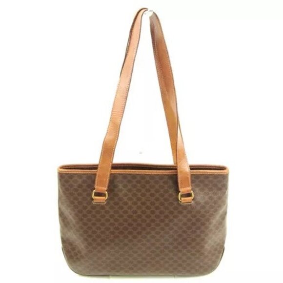 Celine Tote bag Macadam Brown Woman Authentic Used - Picture 5 of 13